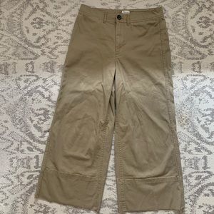 Madwell Langford Wide leg cropped pants